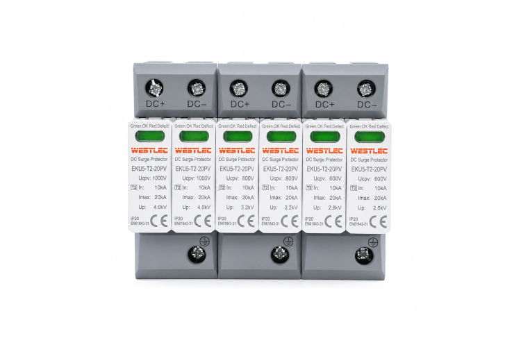 Chống Sét Lan Truyền SPD DC 2P 600/800/1000VDC 20kA WESTLEC